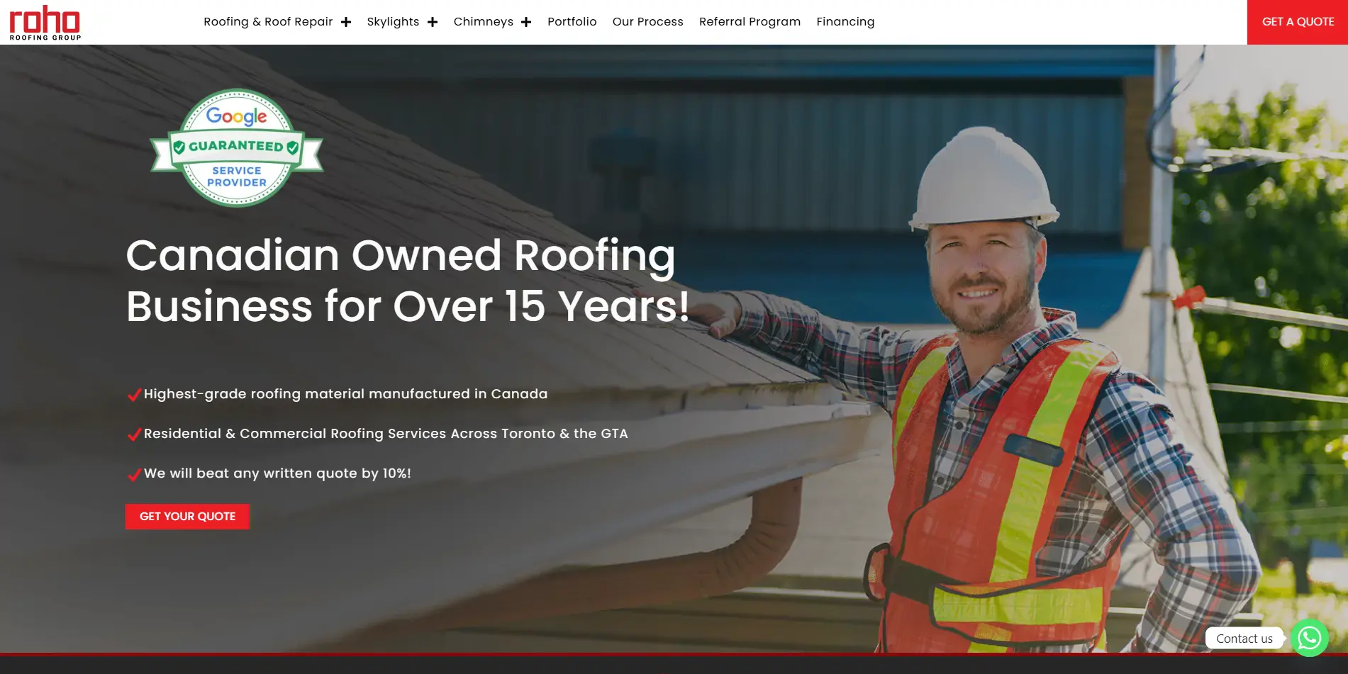 RoHo Roofing case study